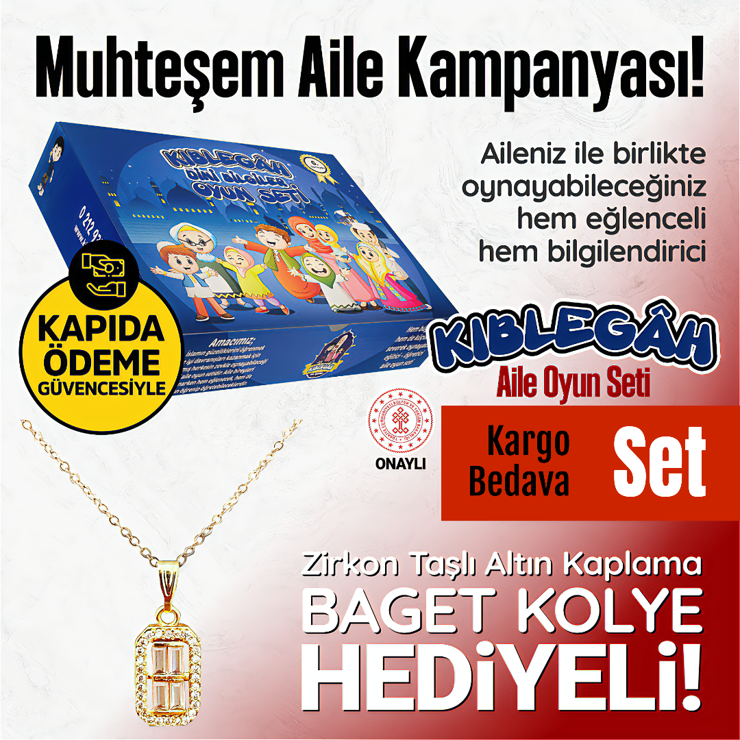 Kıblegâh Temel Dini Bilgiler Aile Oyunu HEDİYELİ!!!
